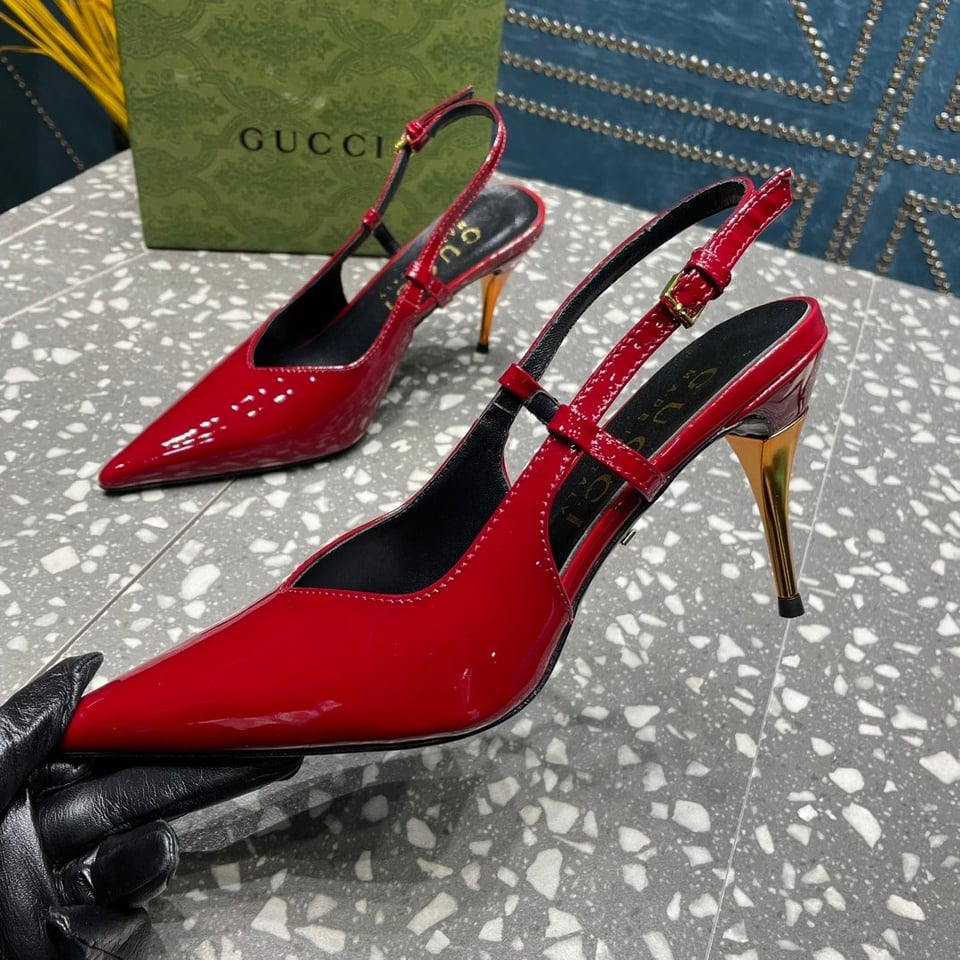 Gucci Women’S Platform Pump Red view 6