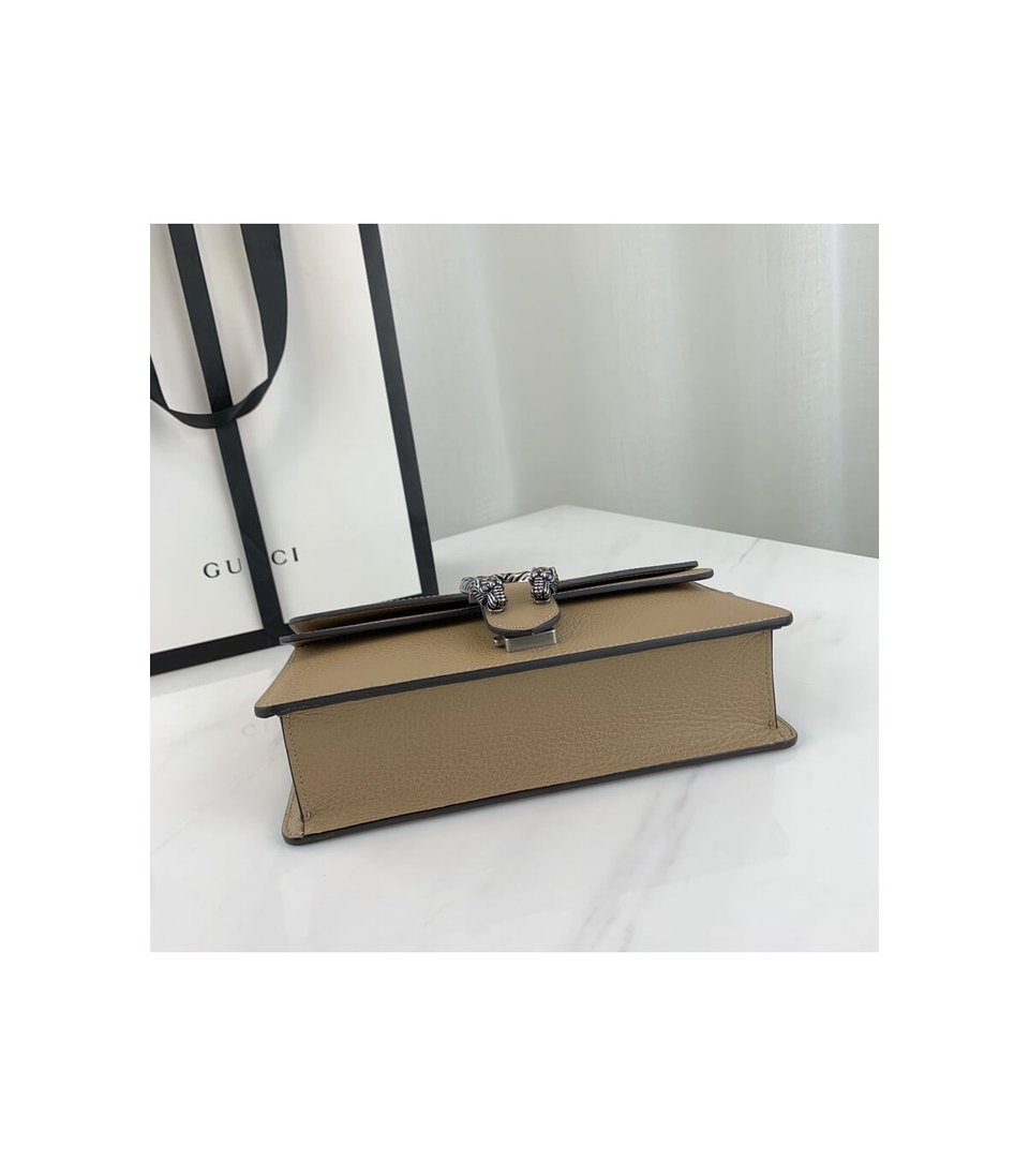 Gucci Dionysus Small Shoulder Bag in Apricot Leather view 6