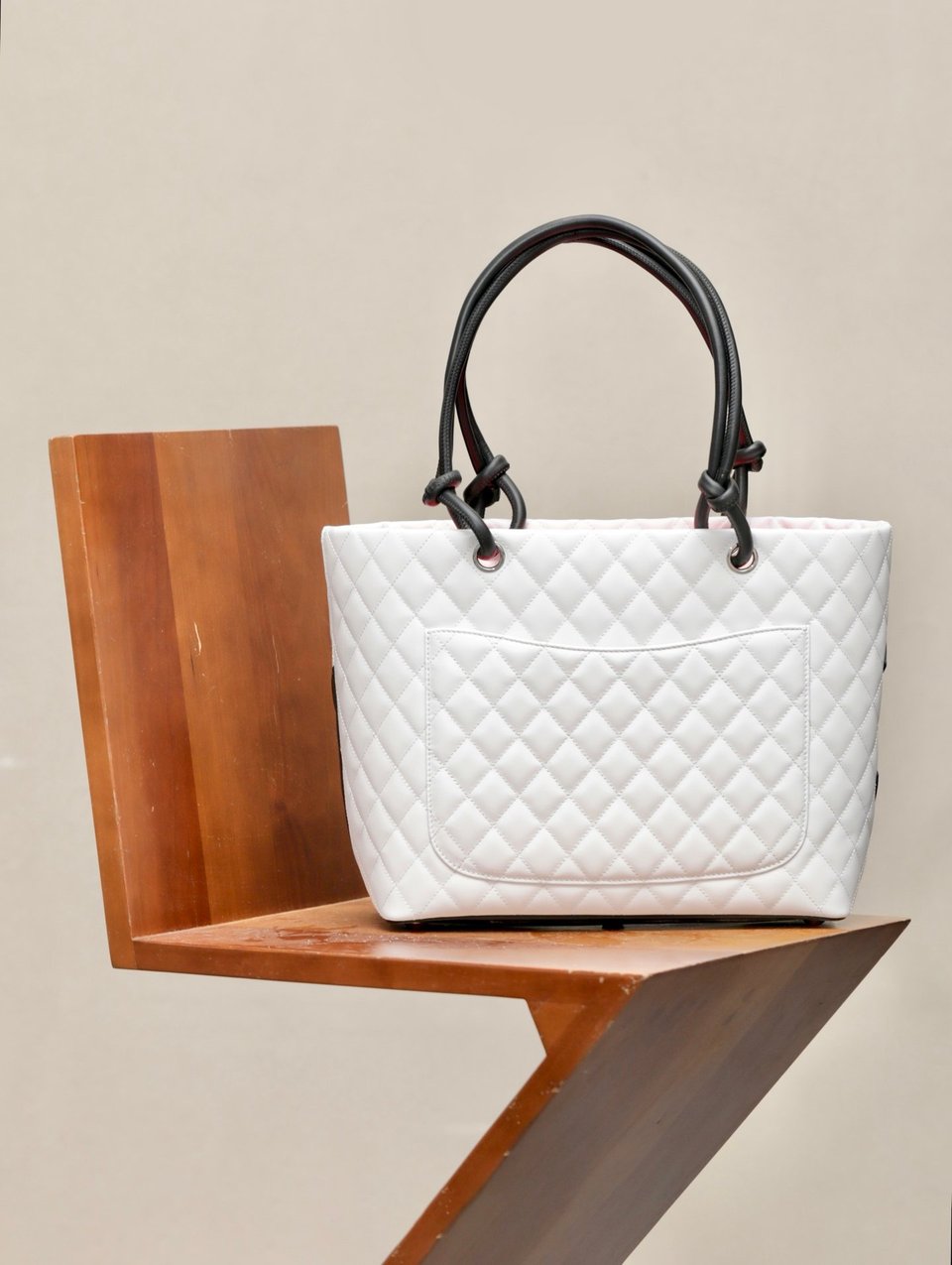 Chanel White Cambon Tote Bag White 30cm view 7
