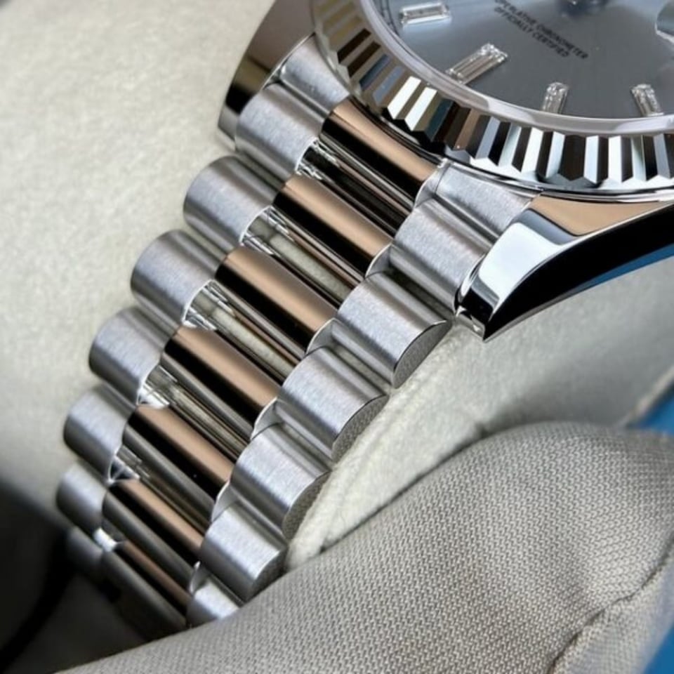 [Superclone] Rolex Day-Date 36mm Ice-Blue Dial President 128236 view 5