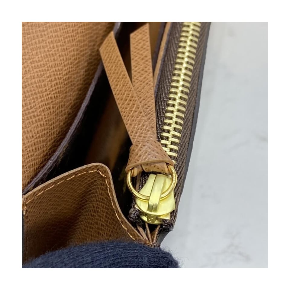 Louis Vuitton Monogram Canvas Emilie Wallet Brown view 10