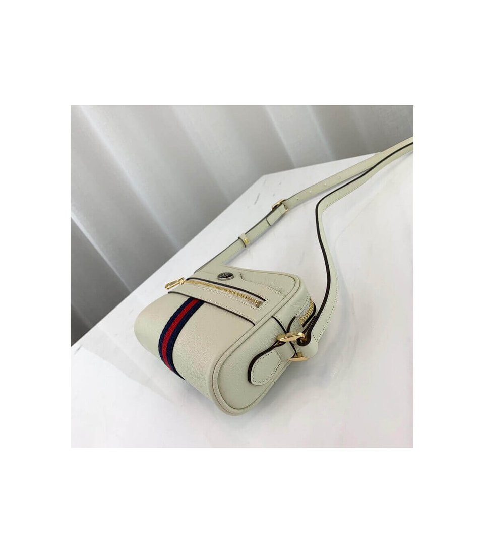Gucci Ophidia Leather Mini Bag White view 11