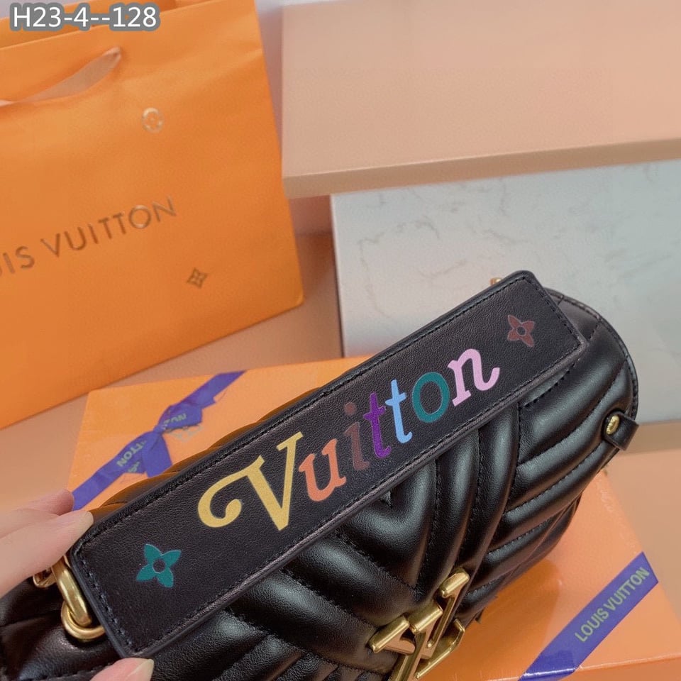 Louis Vuitton New Wave Chain Bag Black 25Cm M55206 view 8