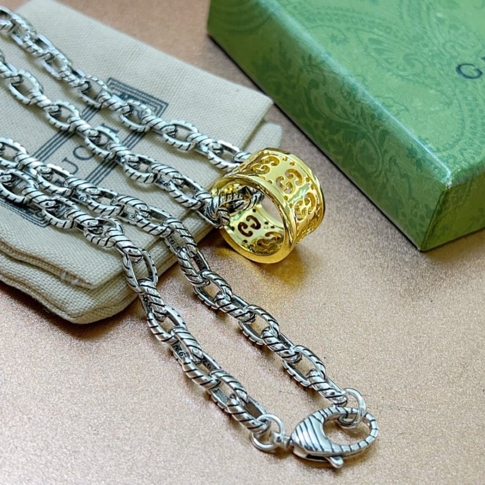 Gucci Necklace Gold And Silver view 4