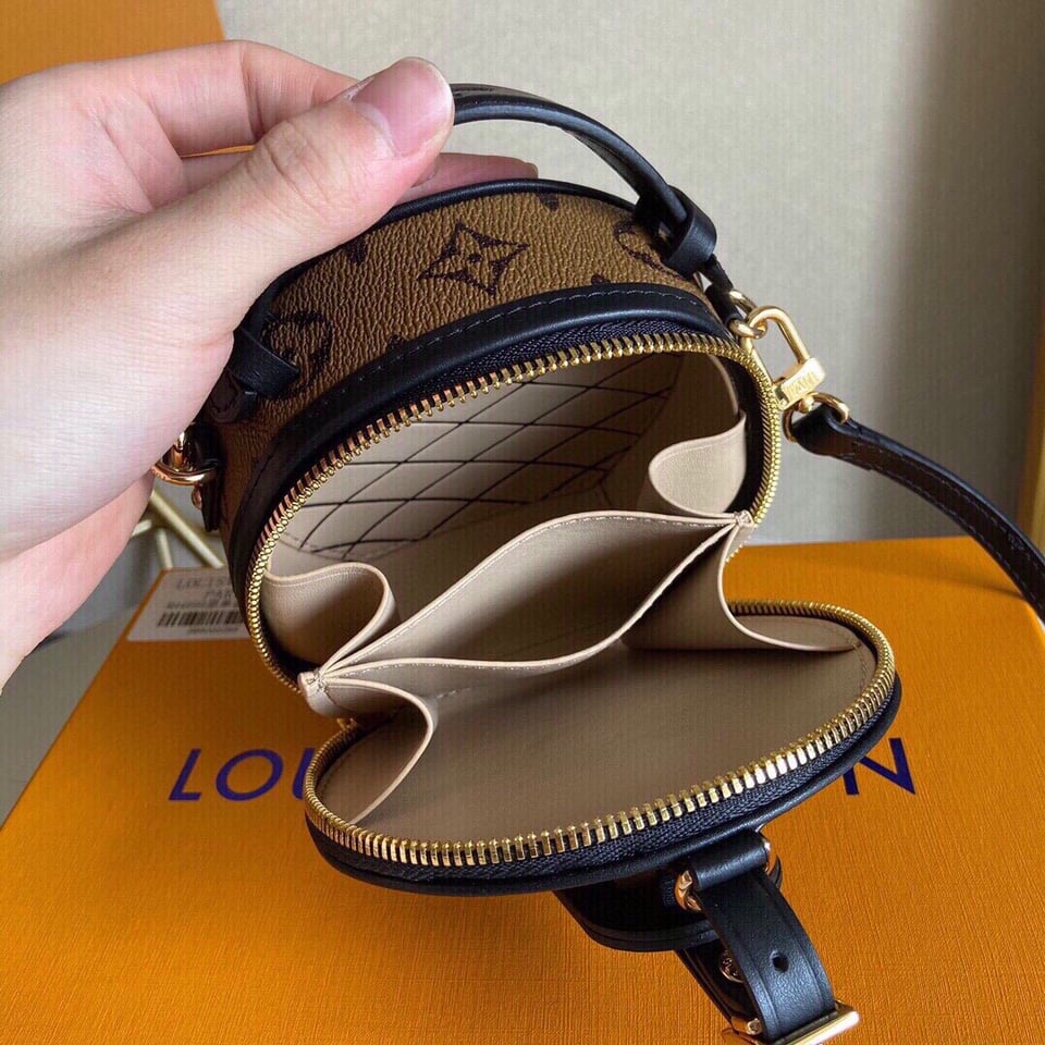 Louis Vuitton Mini Boite Chapeau Monogram Reverse – Women – Small Leather Goods 13cm view 18