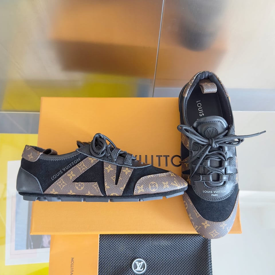 Louis Vuitton Sneakerina Monogram Canvas Brown – Ballet- Women’s Hybrid Sneakers view 5