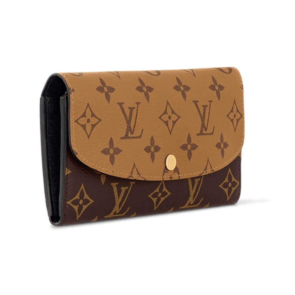 Louis Vuitton Monogram Reverse Emilie Wallet For Women 19cm M82157 view 3