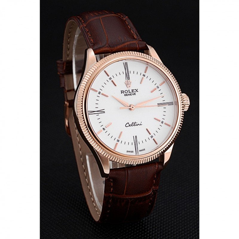 Rolex Cellini 39mm White Dial 622655 view 4