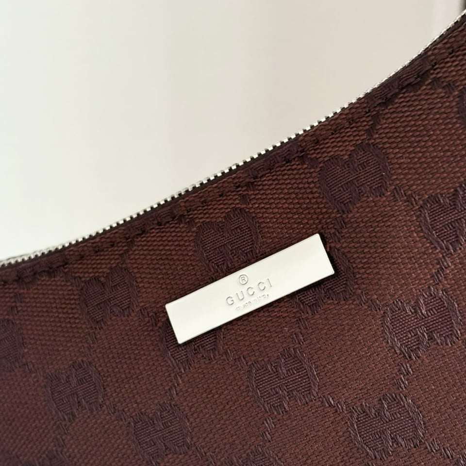 Gucci Lady Lunetta Small Shoulder Bag Dark Brown GG Canvas 22cm/8.7in 874743 view 6