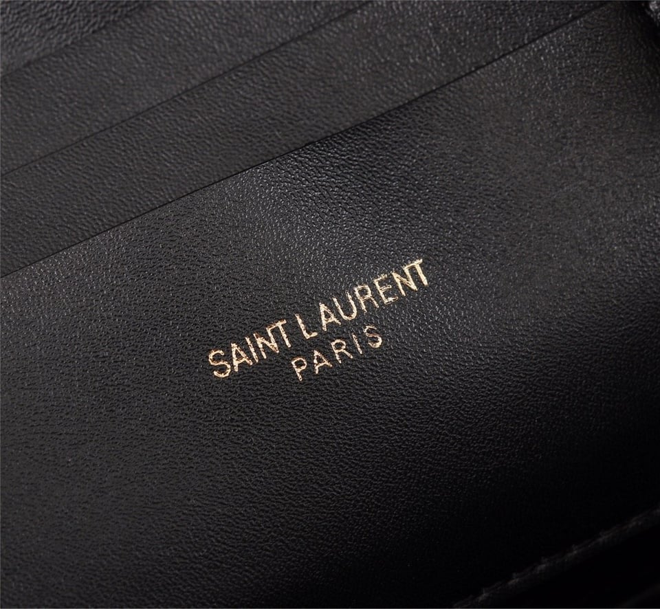 Saint Laurent Lou Camera Bag In Quilted Leather Gold Hardware Black 18Cm view 3