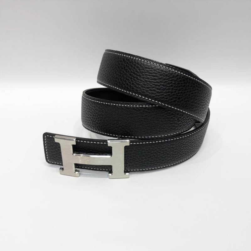 Hermes H Belt Buckle &amp; Reversible Leather Strap 38 mm HB02 view 3