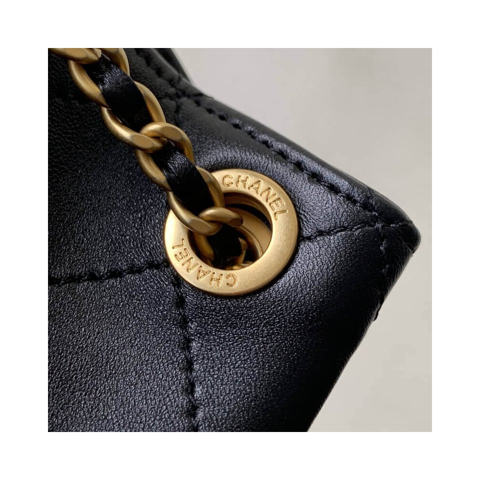 Chanel Lambskin Backpack Black view 10