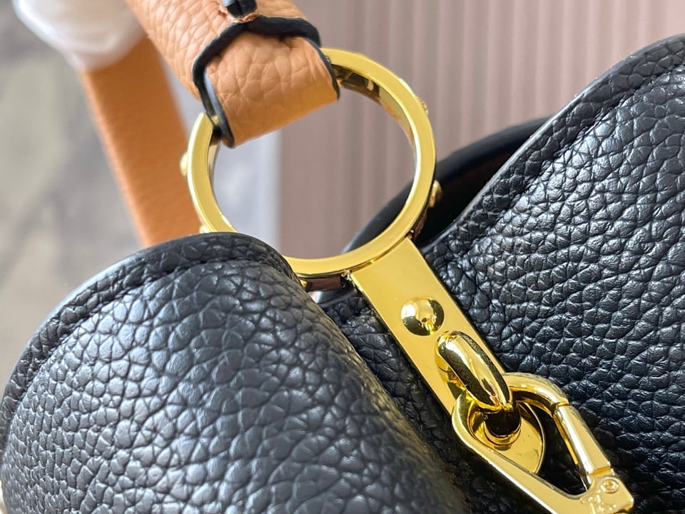Louis Vuitton Capucines Mm Black 27Cm M59466 view 8