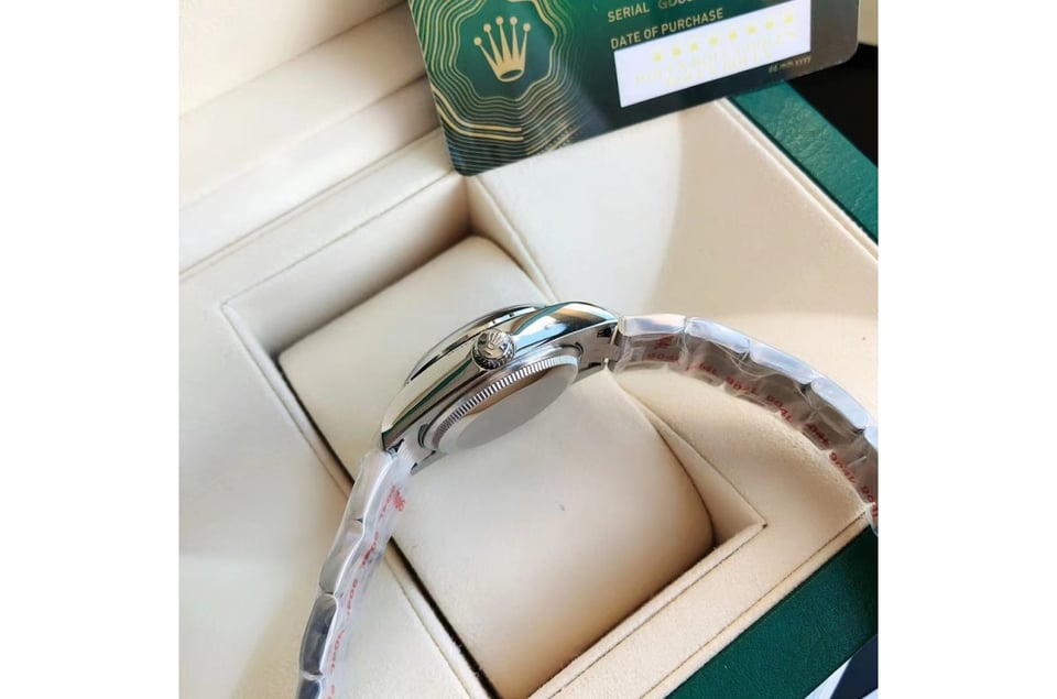 Rolex Oyster Perpetual 31/41mm SS/SS Black/Stk view 9