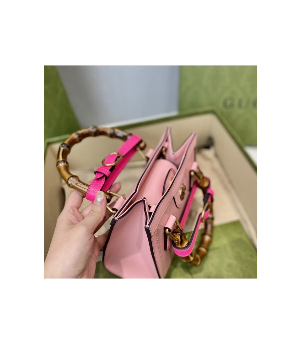 Gucci Diana Mini Tote Bag Pink view 18