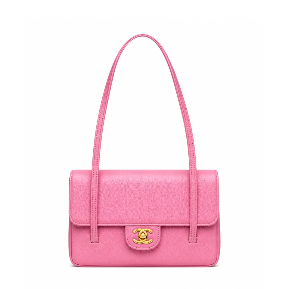 Chanel Clutch Pink Bag 17cm/6.7in