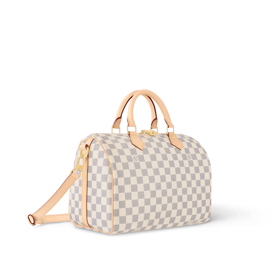 Louis Vuitton Speedy Bandoulière 30 Damier Azur 30cm N41370 view 4