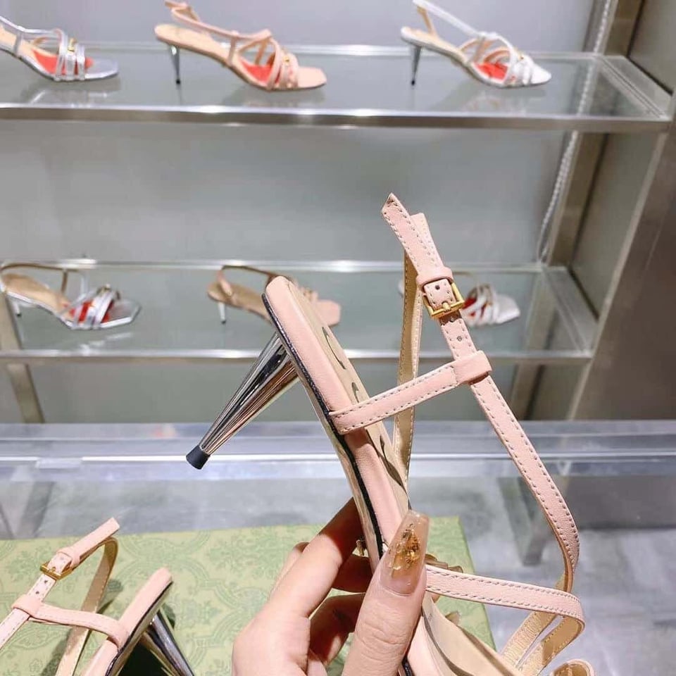 Gucci Rose Gold Mid Heel view 8
