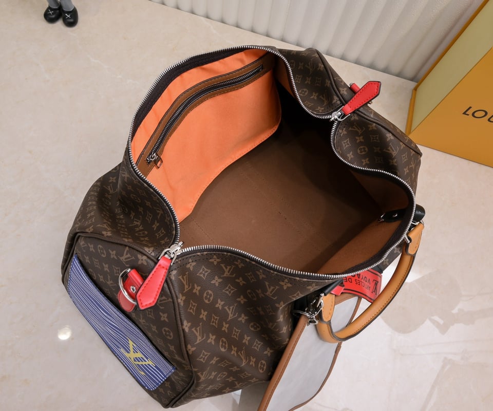 Louis Vuitton Keepall Bandouli Re Brown 50Cm M56855 view 3
