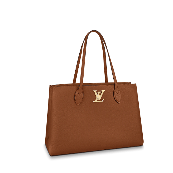 Louis Vuitton Lockme Shopper Brown 42Cm M58927 view 2