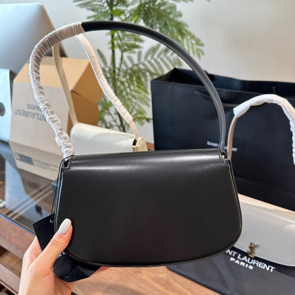 Saint Laurent Mini Voltaire In Box Black 17Cm view 7
