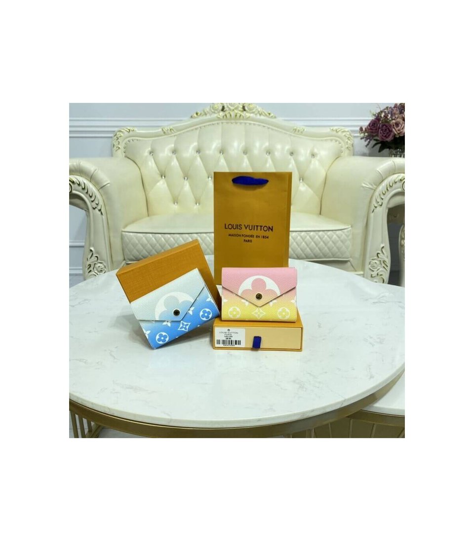 Louis Vuitton Victorine Wallet Blue view 12