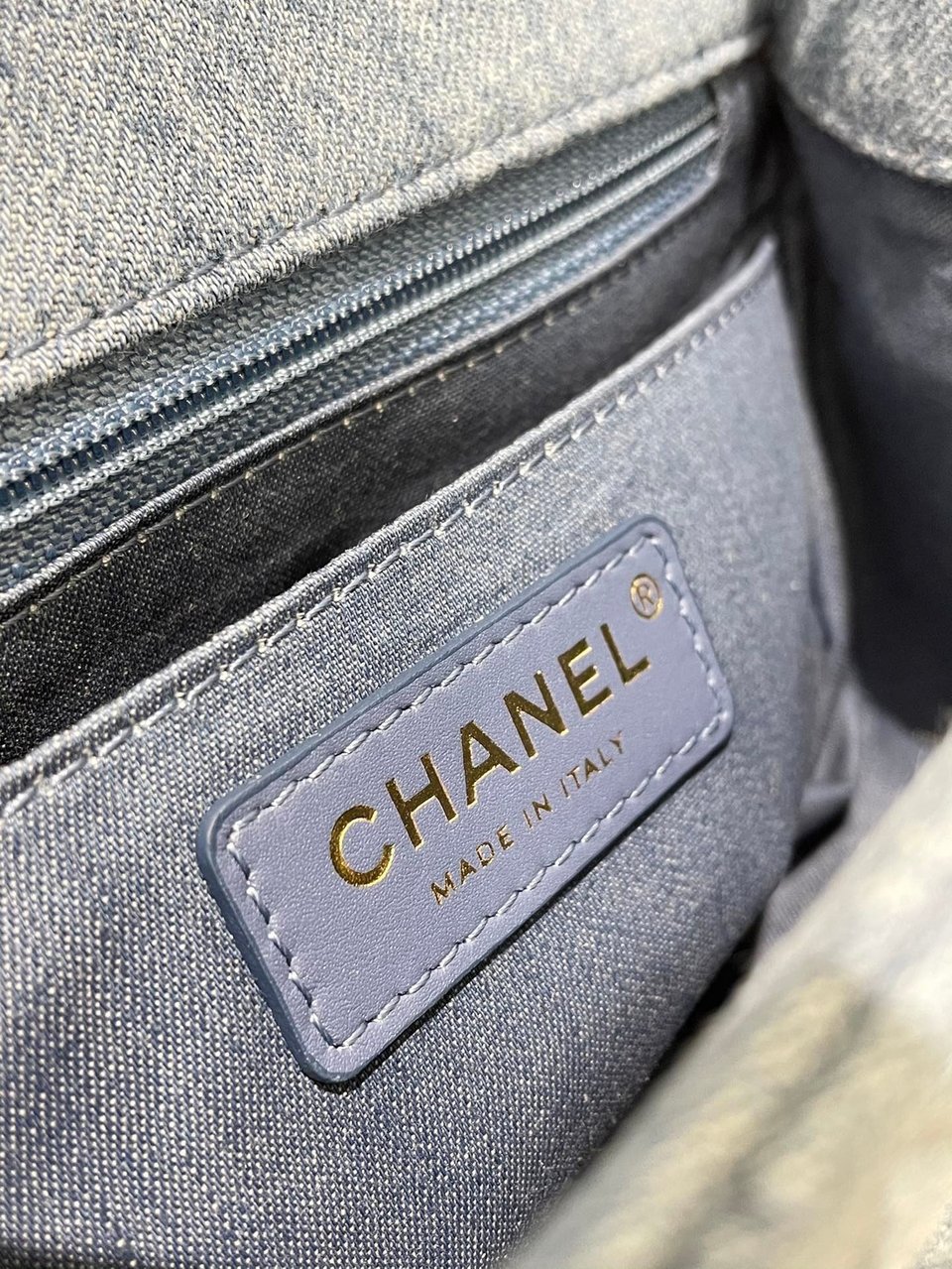 Chanel Mini Denim Rectangular Crush Ghw 17Cm/6.7in view 9