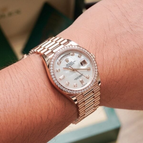 [Superclone] Rolex Day-Date 36mm Mother – Of – Pearl Dial President 128345RBR view 4