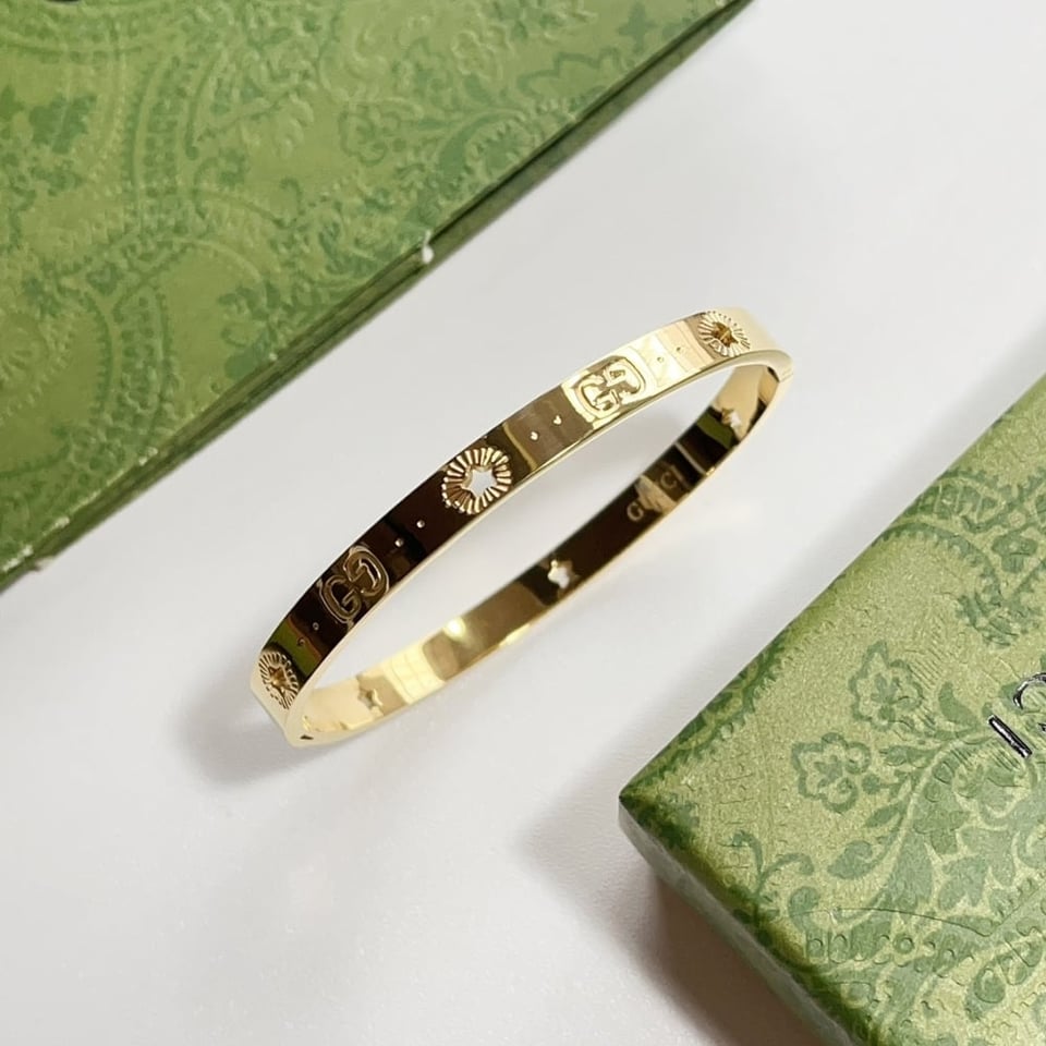 Gucci Gg Bracelet Gold 6Mm view 3