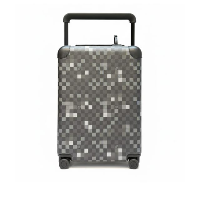 Lv Horizon 55 Carry-On Suitcase Damoflage Black Cabin Luggage 55cm/21.6in