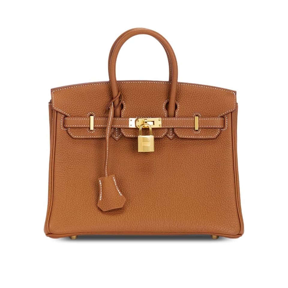 Hermes Birkin 30 Bag Brown Gold Hardware Togo Leather view 2