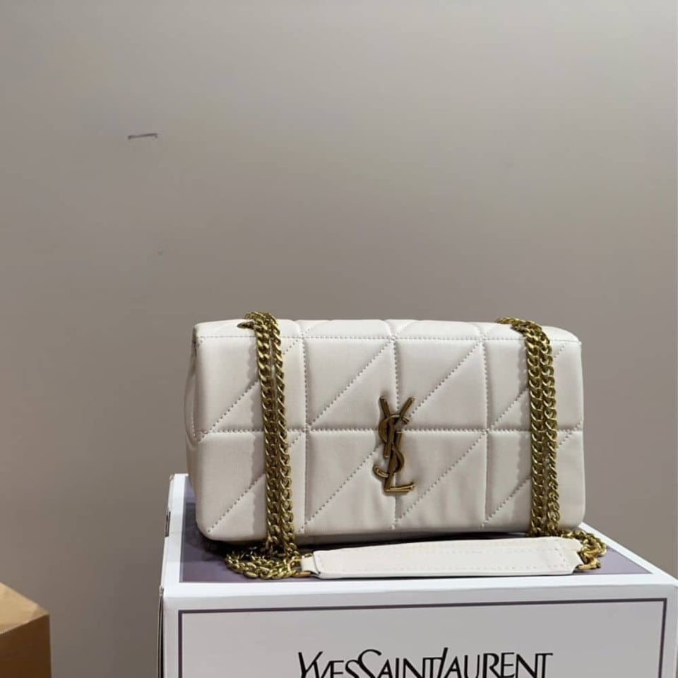 Saint Laurent Jamie Medium In White 26Cm view 3
