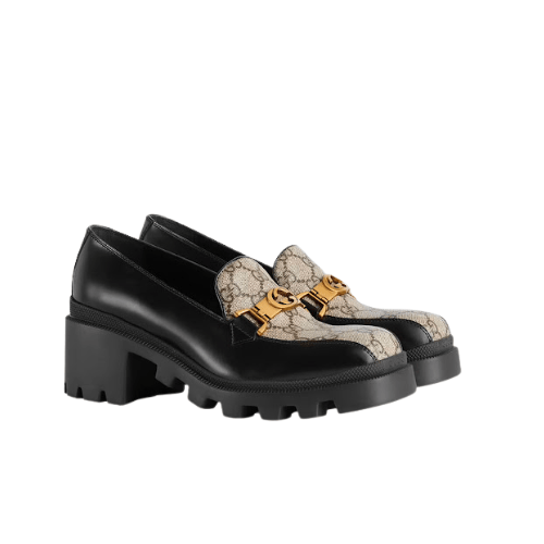 Gucci Ladies Interlocking Double G Loafers 670417 Dksm0 1063 view 2