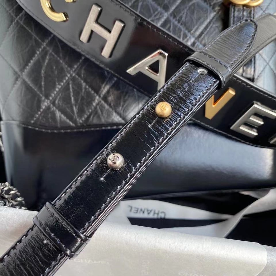 Chanel Bag Gabrielle Handle Black 20Cm/7.9in As0865 view 5