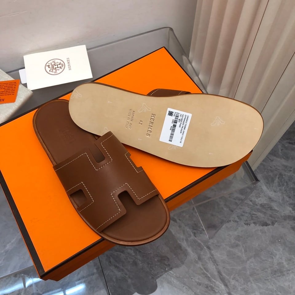 Hermes Izmir Sandal Brown H221826Zha3415 view 5