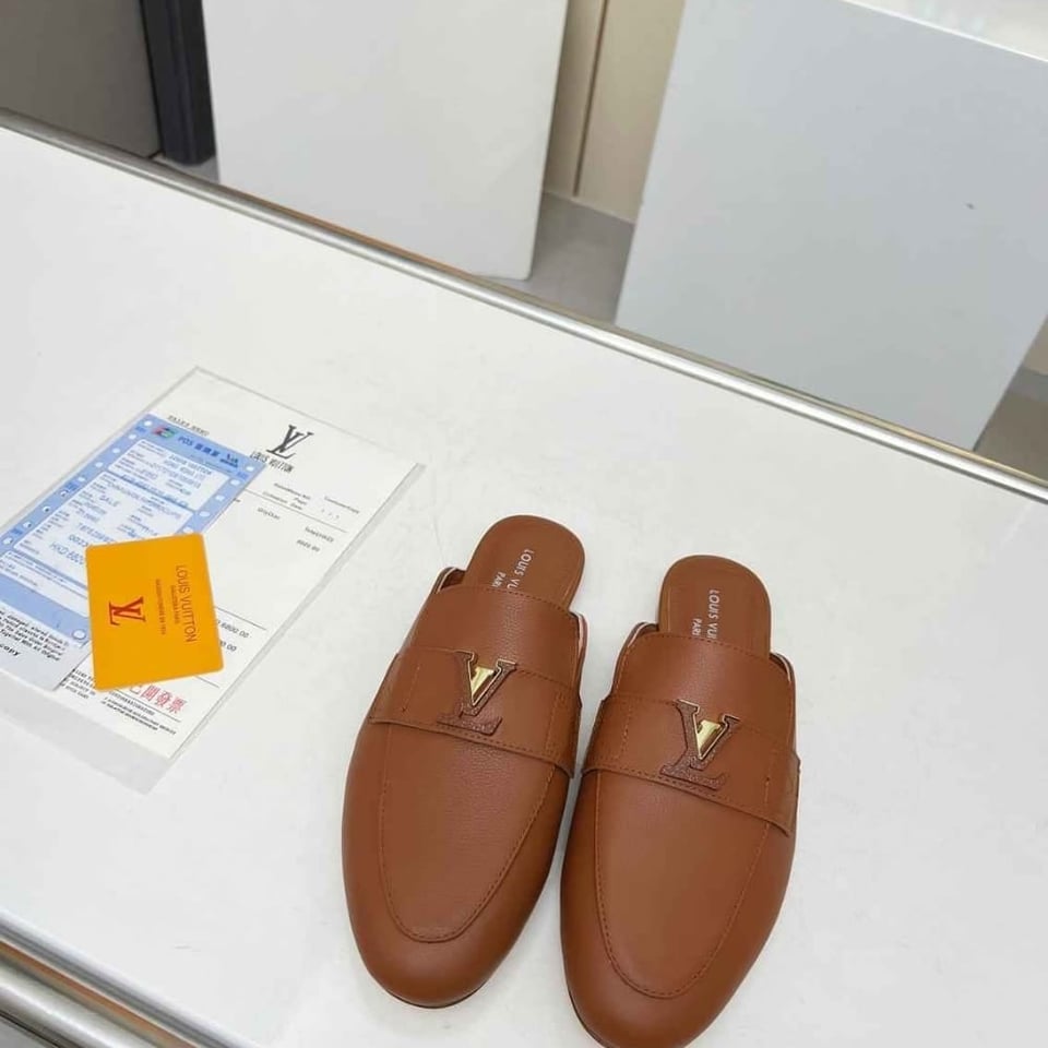 Louis Vuitton Mare Open Back Loafer Cognac 1Ach7J view 4
