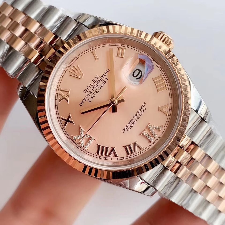 [Superclone] Rolex Datejust 36mm Rosé – Colour Dial Jubilee 126231 view 8