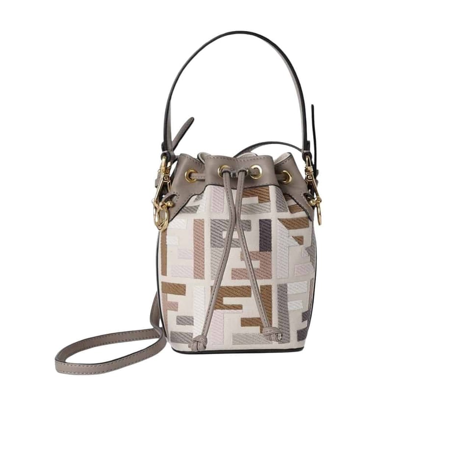 Fendi Mon Tresor Mini Bag Multicolor Canvas 18Cm view 2