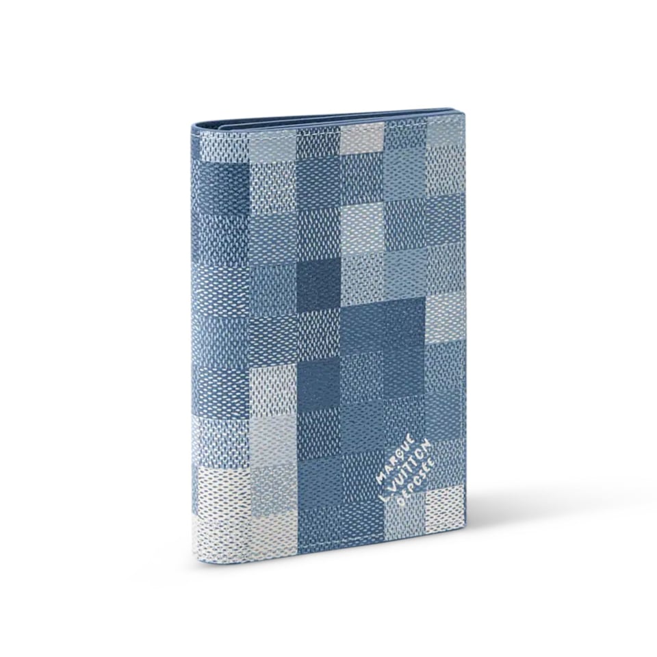 Louis Vuitton Passport Cover 10cm Indigo Blue M28616 view 2