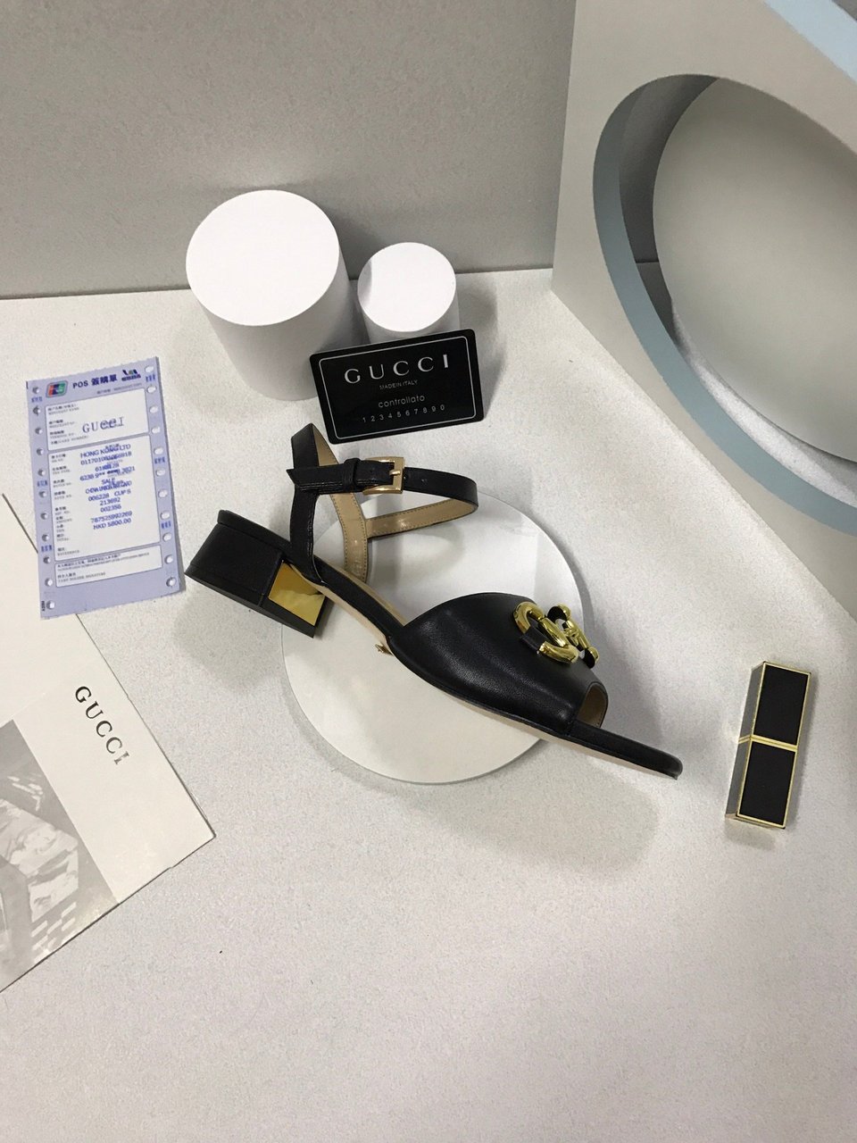 Gucci Women?S Sandal With Horsebit Black 655413 Bko00 1000 view 10