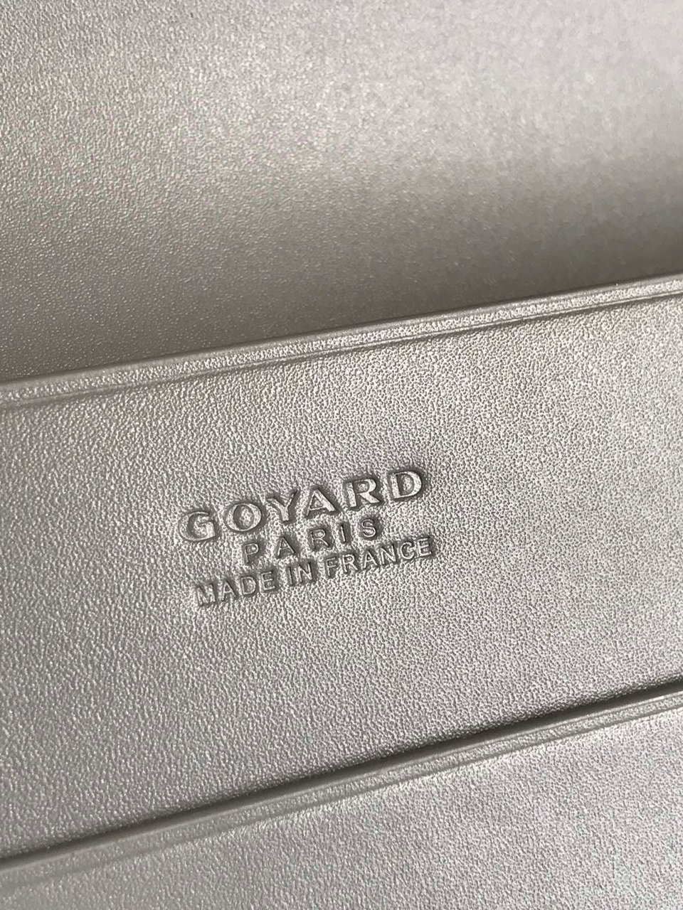 Goyard Richelieu Wallet 19 Cm Gray Goyardine Canvas view 4