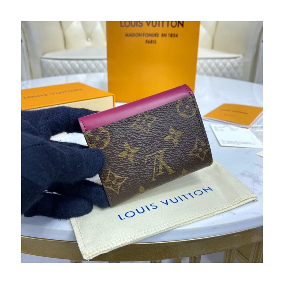 Louis Vuitton Monogram Zoe Wallet Fuchsia view 4