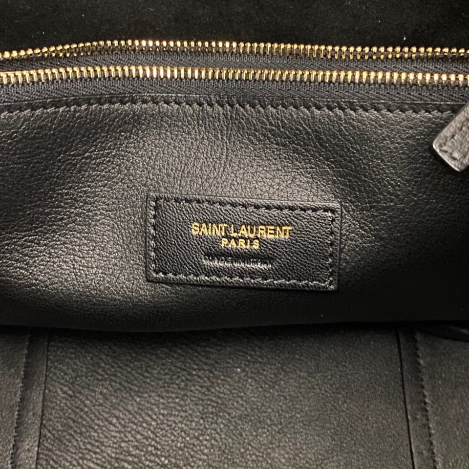 Saint Laurent Le 5 A 7 Soft Small Hobo Bag In Smooth Leather Black 27cm view 10