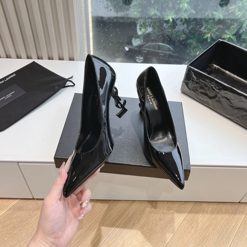 Saint Laurent Opyum Pumps In All Black 4720110Npvv1000 view 5