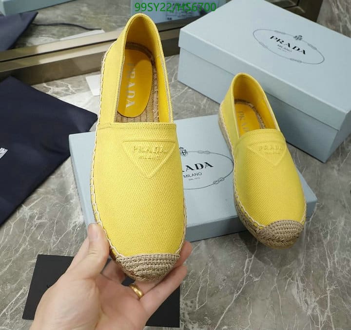 Prada Cotton Drill Espadrilles Yellow 1S839M3Lkef0377F_020 view 8