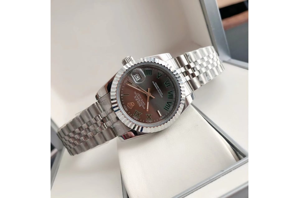 Rolex Datejust 36/28mm SS/SS Jub Grey/Rmn view 8