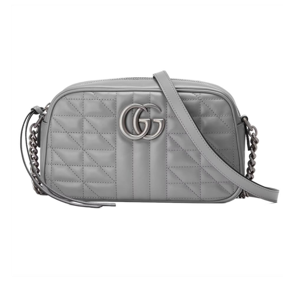 Gucci GG Marmont Small Shoulder Bag Grey