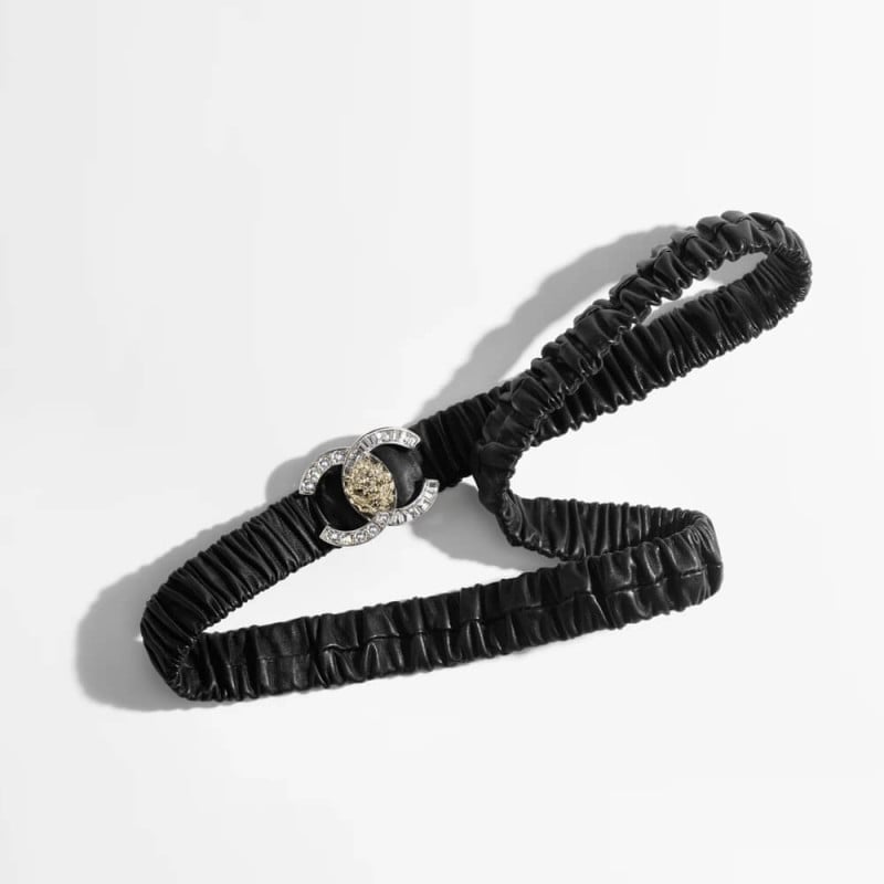 Chanel Elastic Waistbelt Black AA9142 view 2