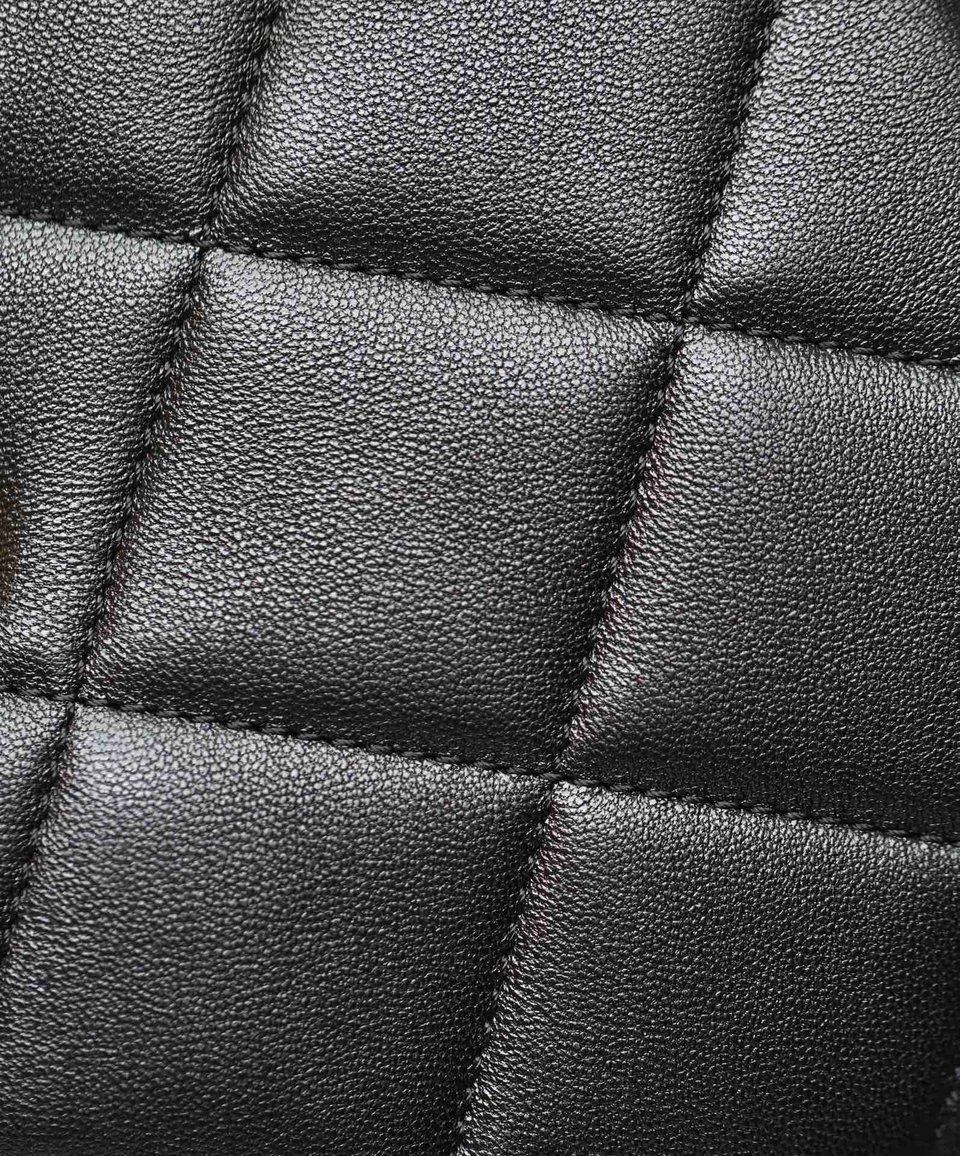 Chanel 24S Hobo Bag 19Cm Black Lambskin Pearl Ball view 4