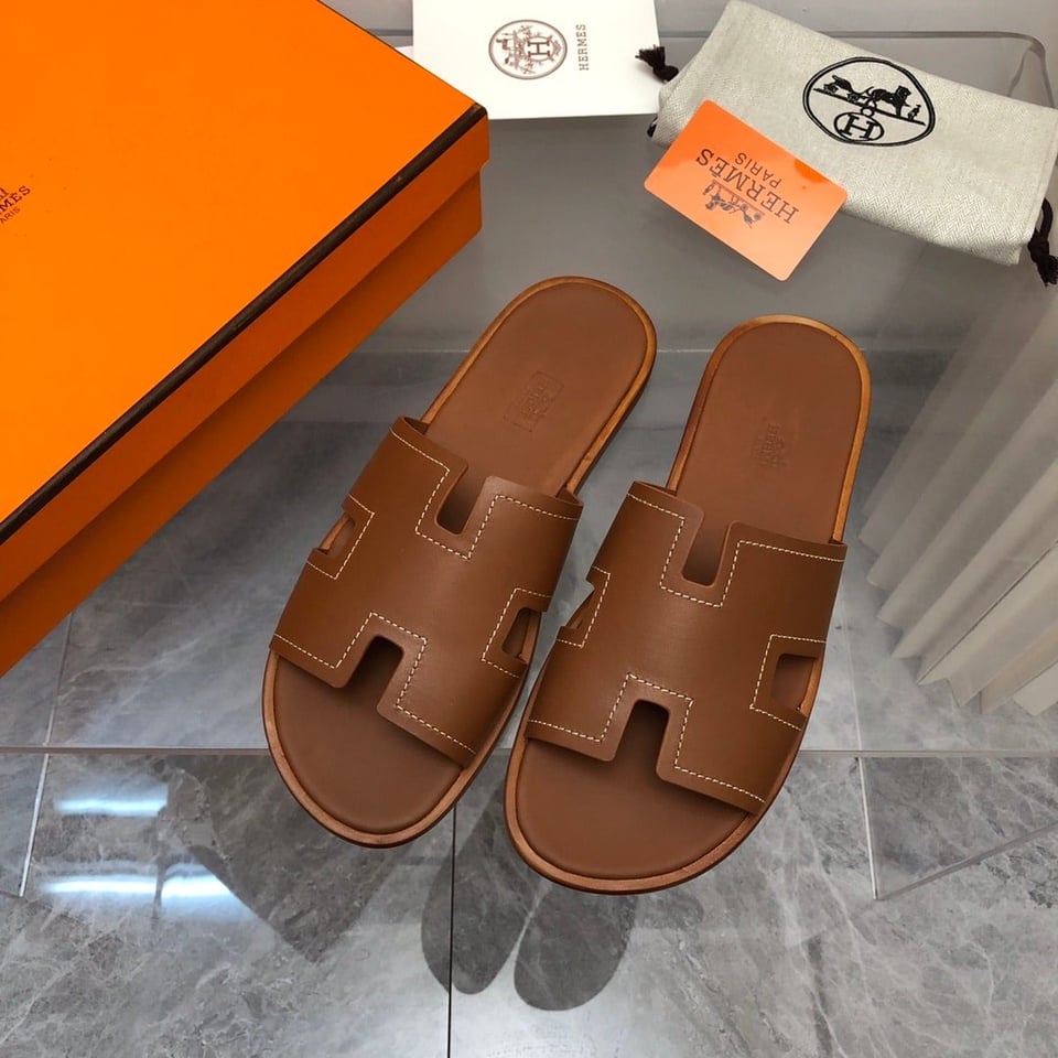 Hermes Izmir Sandal Brown H221826Zha3415 view 10